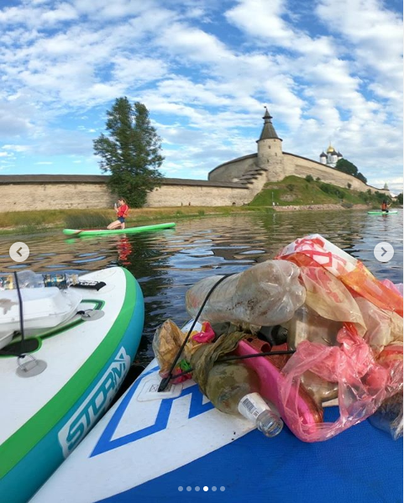Чаще всего среди мусора встречаются бутылки и пакеты. фото: instagram suppskov