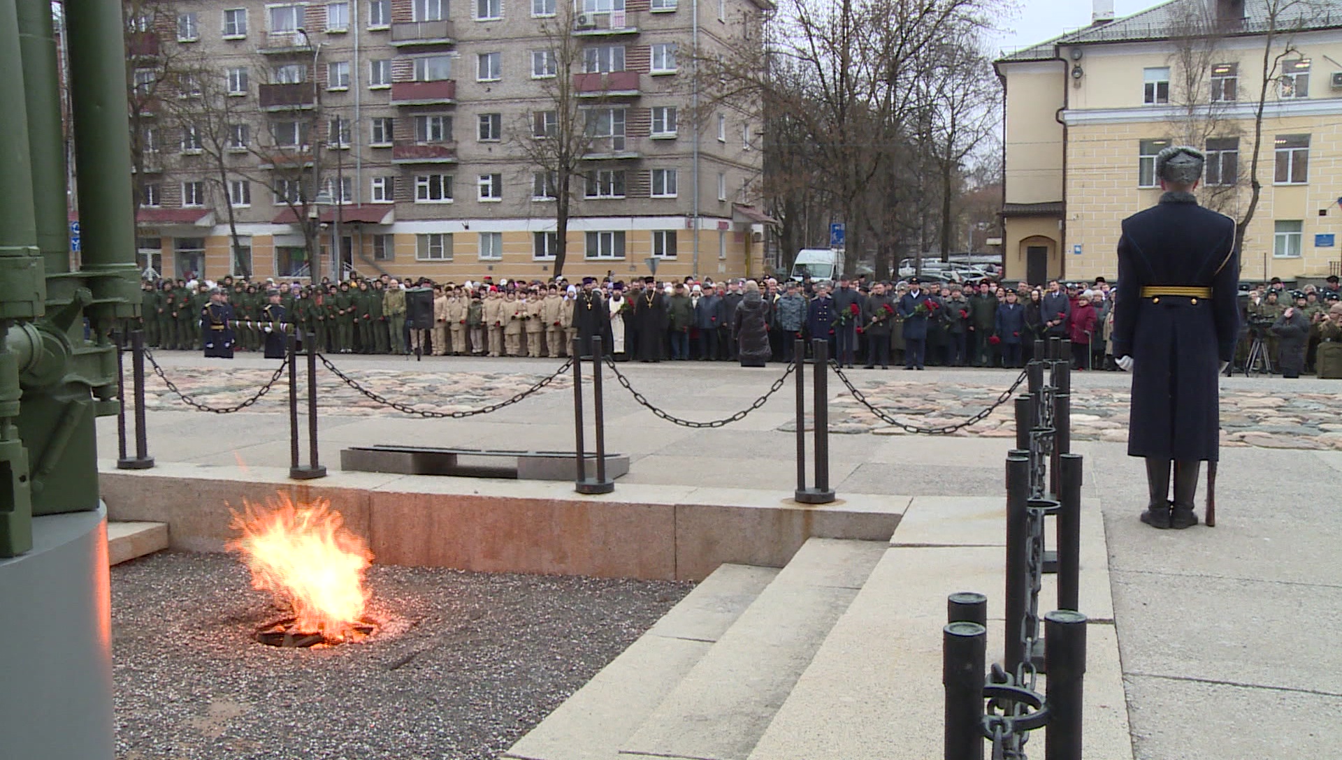 Памятный митинг, посвященный Дню Героев Отечества, прошел в Пскове