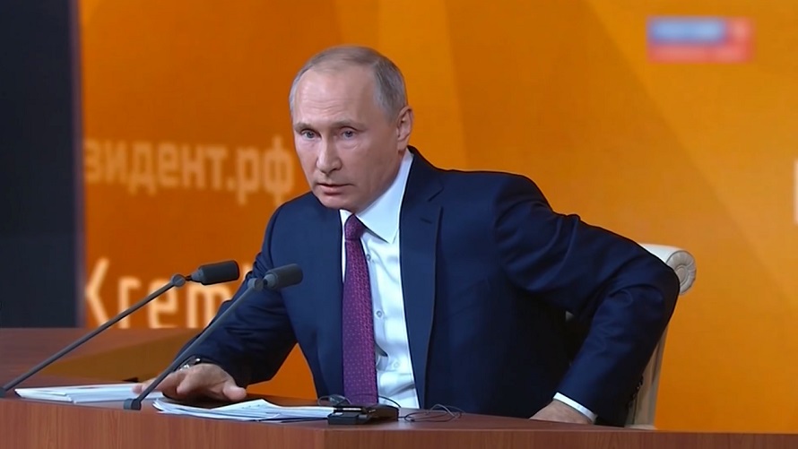 15-я по счету, большая пресс-конференция Владимира Путина стартует сегодня в полдень