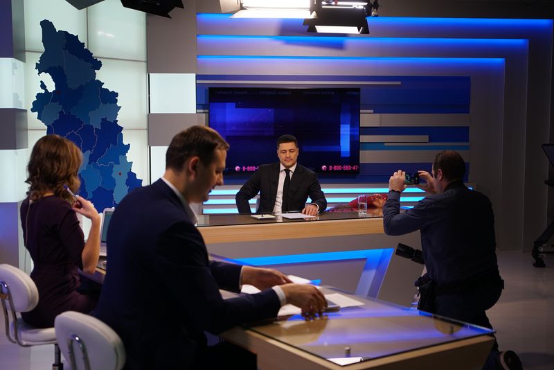 Губернатор Михаил Ведерников подвел итоги года в ходе прямой линии на телеканале «Россия 24»