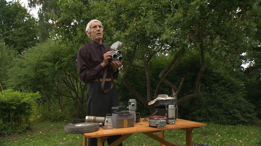 Наш коллега, один из первых телеоператоров Пскова Михаил Холод, отметил 85-летие