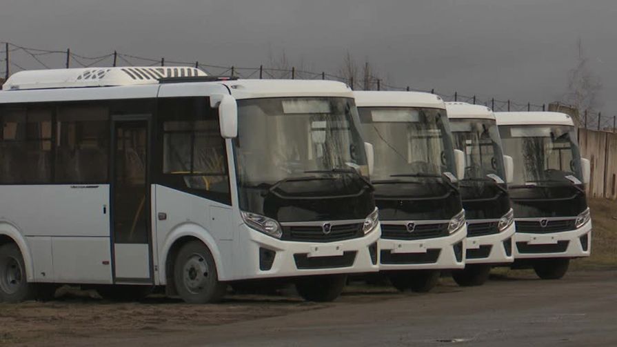 Новые автобусы «Псковпассажиравтотранса» отправятся в Бежаницкий, Гдовский и Себежский районы 
