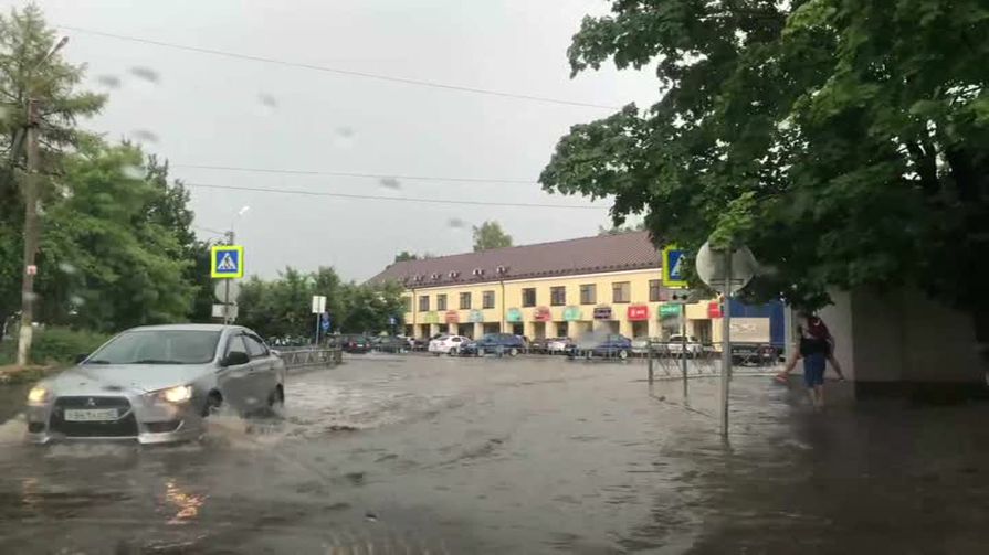 Поплыли. Из-за обильных дождей в некоторых районах области возникли подтопления