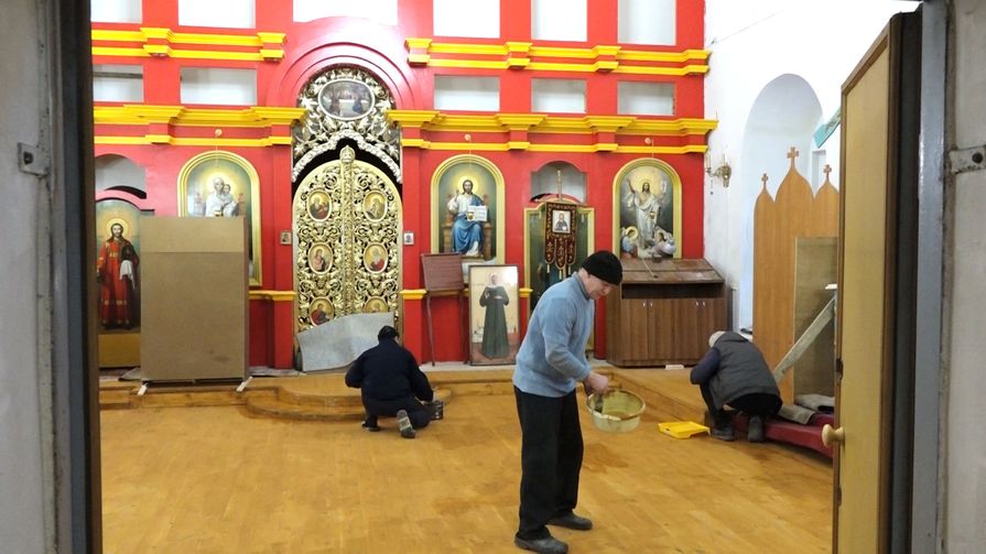 Благоустройство церкви на погосте Клин Куньинского района завершат к Светлой Пасхе 