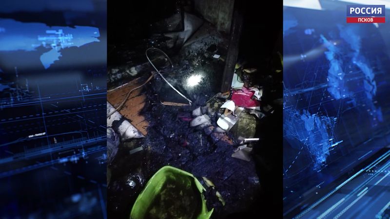 Житель Опочки погиб во время пожара в собственной квартире
