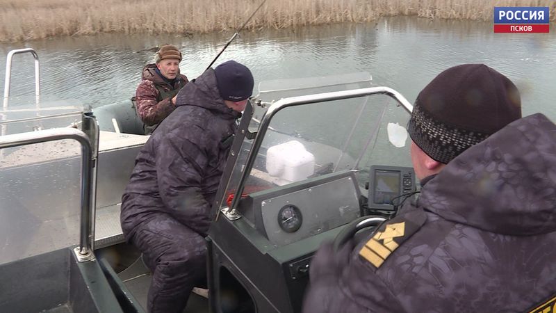 Браконьера поймали сотрудники Псковской рыбохраны