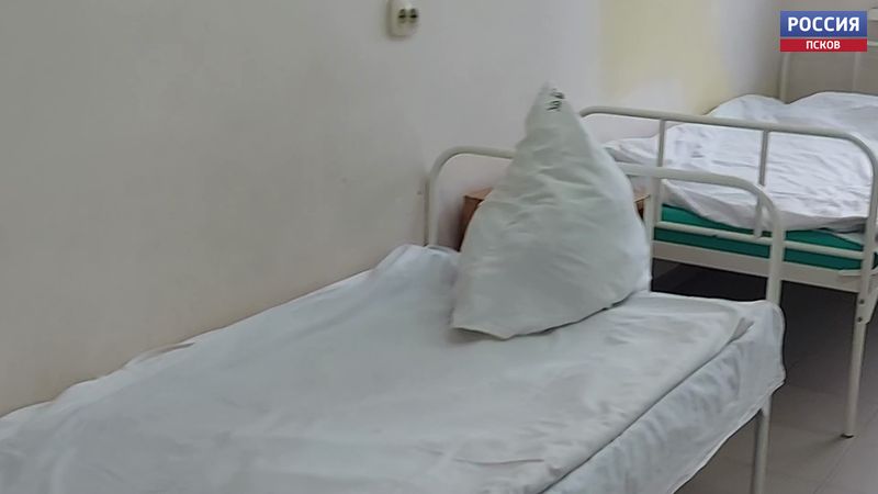 Ковид-больные с поражением лёгких лечатся в холодных палатах Псковской межрайонной больницы