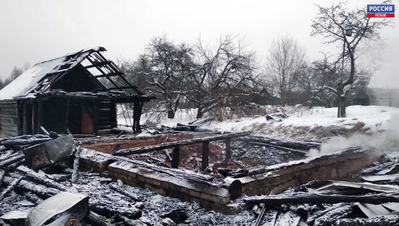 В Псковской области с начала года увеличилось количество погибших на пожарах
