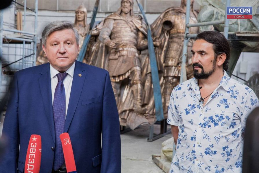 В Подмосковье отливают памятник Александру Невскому и дружине, который установят в Самолве