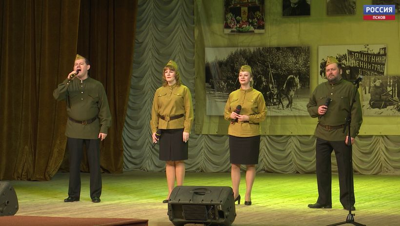 Фестиваль патриотической песни «Память в сердце стучится» в честь 80-летия отправки продовольственного обоза прошел в Пскове