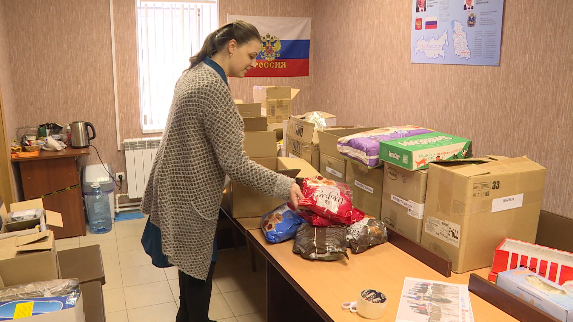  Жители Гдова организовали вторую партию гуманитарного груза жителям Донбасса 
