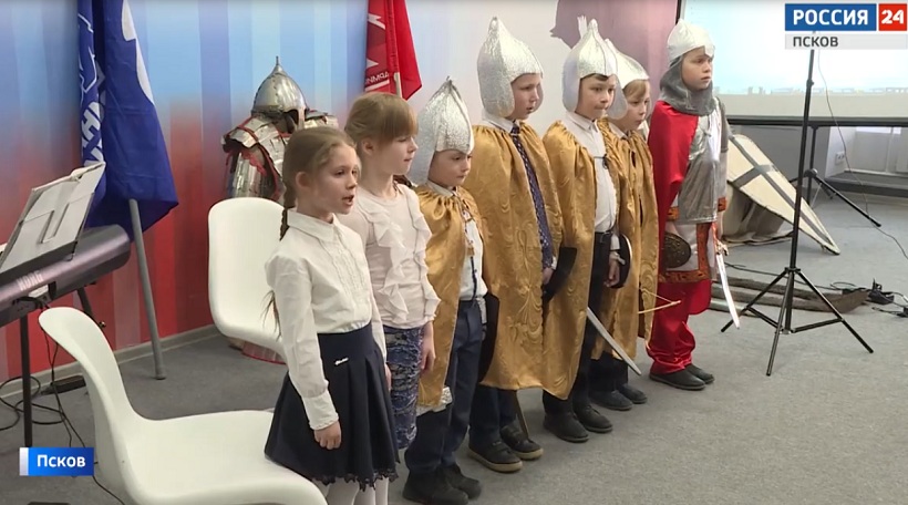 В память о легендарном Ледовом побоище в Пскове открыли межрегиональные юношеские Александро-Невские чтения