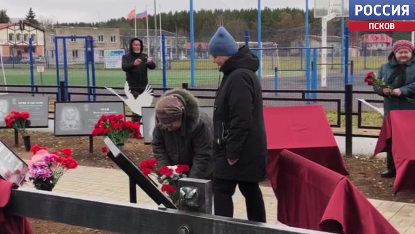 В Себеже открыли мемориальные плиты погибшим на СВО землякам