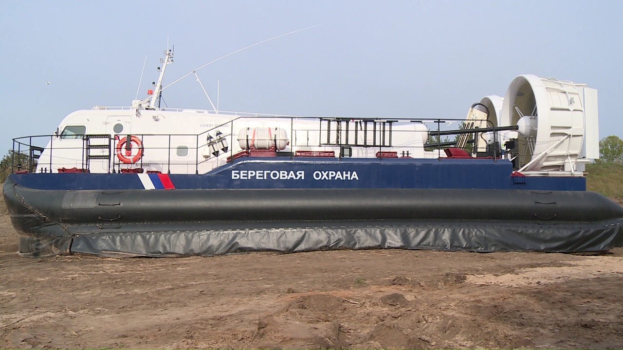 Сегодня в Псковской области спустили на воду новый пограничный сторожевой катер