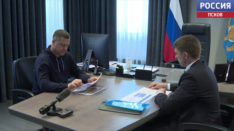 Развитие Печорского округа обсудил губернатор с главой муниципалитета Валерием Зайцевым