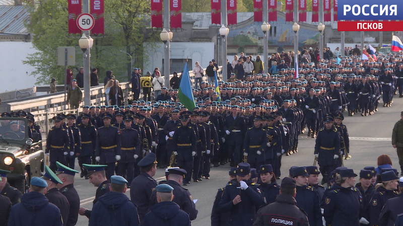 Генеральная репетиция парада Победы пройдет сегодня в Пскове