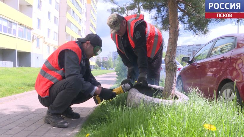 Псковская УК "ПсковЖилСервис" начала акцию "Крышка покрышкам"