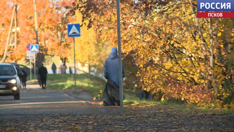 Территорию Красноармейской набережной убрали от мусора на субботнике "Единой России". Новости Пскова и Псковской области. Вести-Псков На территории Красноармейской набережной прошел субботник "Единой России"