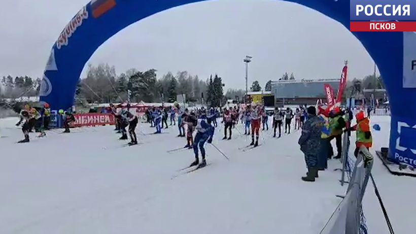 30 километров классикой. Пскович принял участие в самом массовом лыжном марафоне страны