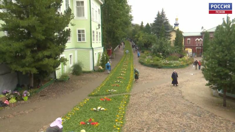 В Псково-Печерском монастыре отметили Успение Пресвятой Богородицы