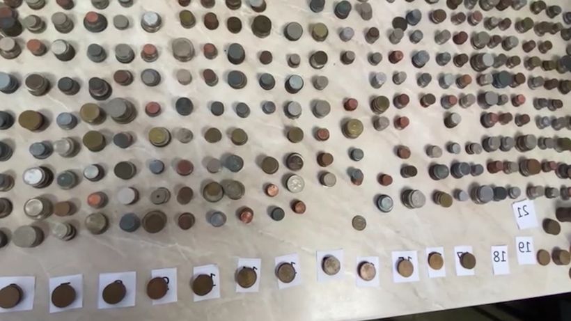 Псковские пограничники изъяли 4 тыс. старинных монет и «Зоологический атлас» 1849 года