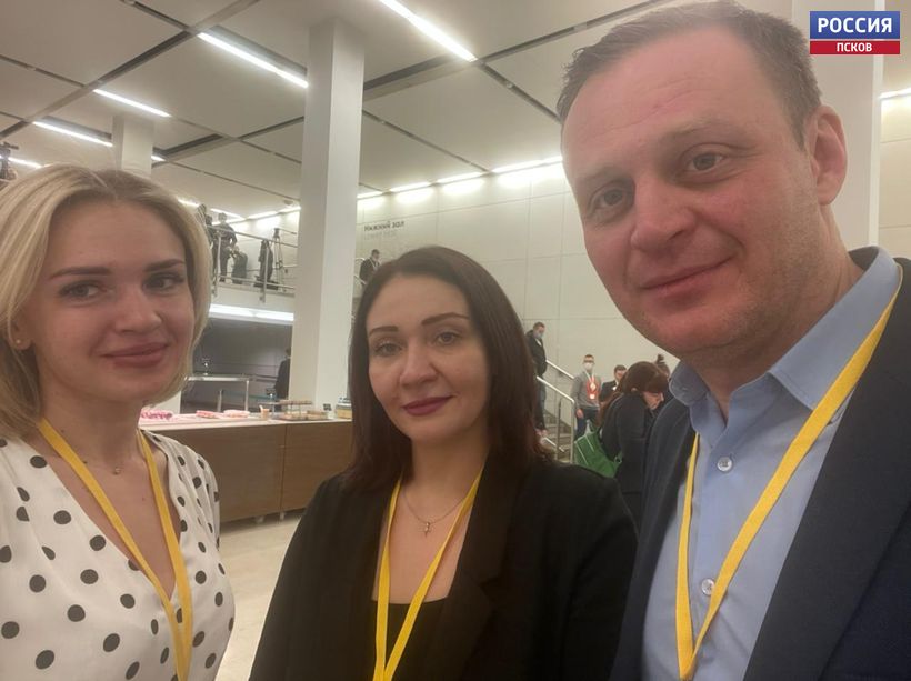 Корреспондент «Вести-Псков» Кирилл Радион прибыл на пресс-конференцию Владимира Путина